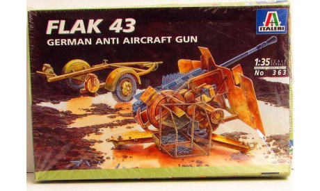 Flak 43, сборные модели артиллерии, scale35, Italeri