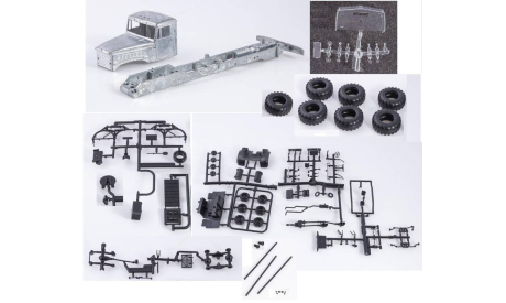 Набор для сборки КрАЗ 255В, сборная модель автомобиля, AVD Models, scale43