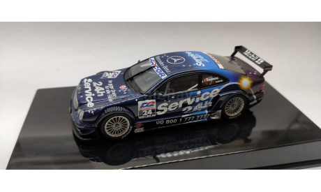 Mercedes CLK AMG DTM Service 24h Blue (№24), масштабная модель, Autoart, scale43, Mercedes-Benz