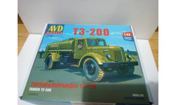 Сборная модель маз 200 топливозаправщик тз-200 (Кит) AVD Models KIT