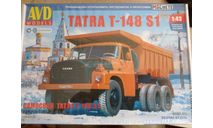 Tatra T-148 S1 самосвал, сборная модель автомобиля, AVD Models, scale43