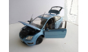 FORD Focus ST  1:24, голубой, масштабная модель, Bauer/Cararama/Hongwell, scale24