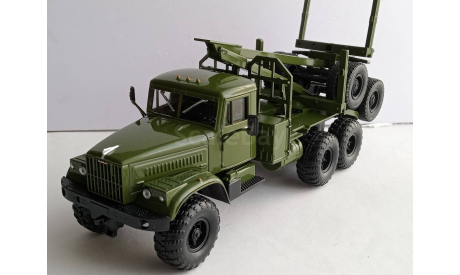Легендарные грузовики СССР №54, КрАЗ-255Л1 MODIMIO, масштабная модель, 1:43, 1/43