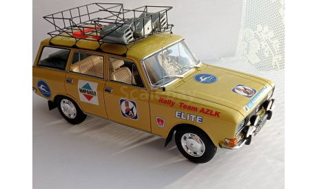 москвич 2137 rally team azlk, масштабная модель, Ручная работа, scale24, Toyota