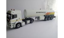 КАМАЗ 5490 s5  с п/п сеспель газовоз, масштабная модель, Латунный мастер, 1:43, 1/43