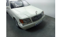 Mercedes Benz S600 V12 W140  ,белый, масштабная модель, Mercedes-Benz, mission model, scale18