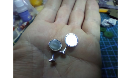 Зеркало ваз 2101, запчасти для масштабных моделей, Ручная работа, scale8