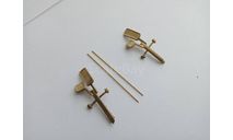 Зеркала КамАЗ, запчасти для масштабных моделей, Латунный мастер, scale43