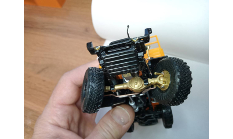 поворотный мост КАМАЗ 43118, сборная модель автомобиля, 1:43, 1/43