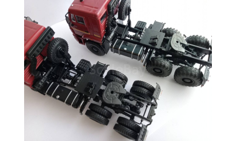 камаз 65225 резина и диски, масштабная модель, ПАО КАМАЗ, 1:43, 1/43