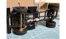 поворотный мост газ 51, сборная модель автомобиля, scale43, КамАЗ