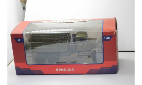 Легендарные Грузовики СССР №13 - КрАЗ-214, масштабная модель, MODIMIO, scale43