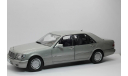 Mercedes Benz S600 V12 W140  ,серебристый, масштабная модель, Mercedes-Benz, mission model, 1:18, 1/18