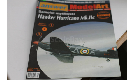 Модель самолета Hawker hurricane mk  c из бумаги, литература по моделизму, answer, scale32