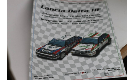Модель автомобиля lancha Delta HF из бумаги, литература по моделизму, paper model, 1:24, 1/24