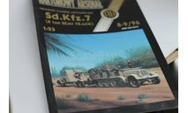 Модель  Sd.Kfz.7 из бумаги, литература по моделизму, Halinsky, scale24