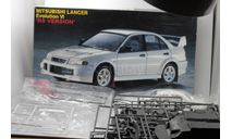 Mitsubishi lancer evo 6, сборная модель автомобиля, hasegawa, scale24