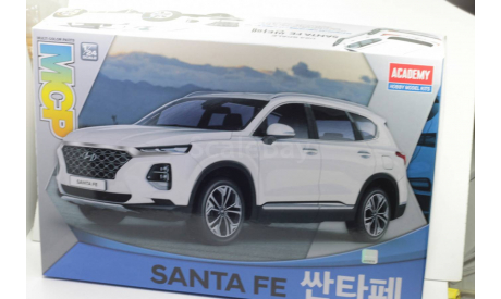 HYUNDAI SANTA FE NEW, сборная модель автомобиля, Academy, scale24