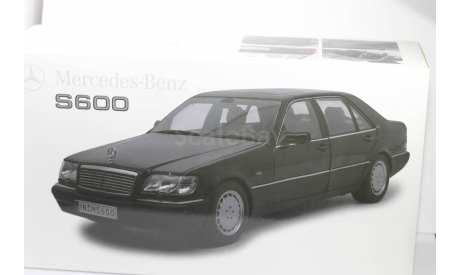 Mercedes Benz S600 V12 W140 ,черный, масштабная модель, Mercedes-Benz, mission model, scale18