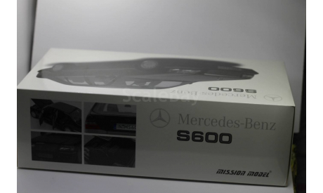 Mercedes Benz S600 V12 W140  ,белый, масштабная модель, Mercedes-Benz, mission model, scale18