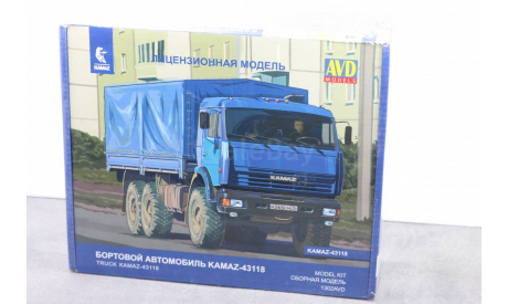 Сборная модель камаз 43118 (KIT) AVD Models KIT, сборная модель автомобиля, scale43