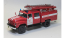 зил 130 пожарный, масштабная модель, scale43
