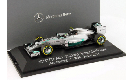 F1 Minichamps vice champion 2014 Rosberg Mercedes 1-43, масштабная модель, 1:43, 1/43, Mercedes-Benz