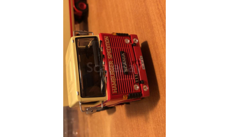 Scania 111 с прицепом Hamburger Minichamps 1-43 (лот в мск), масштабная модель, scale43