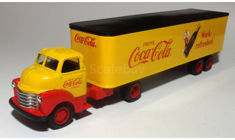 Cola 1950 cab and trailer bank 1-43 ERTL, масштабная модель, 1:43, 1/43, ERTL (Auto World)