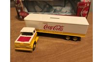 ERTL 1960 cab trailer CocaCola 1-43 (лот в мск), масштабная модель, ERTL (Auto World), scale43