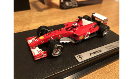 F1 Mattel 2002 Ferrari Barrichello (лот в мск), масштабная модель, Mattel Hot Wheels, scale43