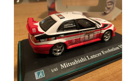 Cararama Lancer Evolution Rally 1 белый серия Elite в боксе 1-43 + ОБМЕН, масштабная модель, 1:43, 1/43, Bauer/Cararama/Hongwell, Mitsubishi