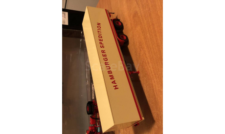 Scania 111 с прицепом Hamburger Minichamps 1-43 (лот в мск), масштабная модель, scale43