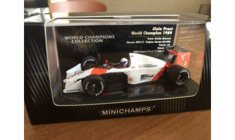 Minichamps F1 чемпион WCC serie 1989 McLaren Prost 1-43 (лот в мск), масштабная модель, scale43