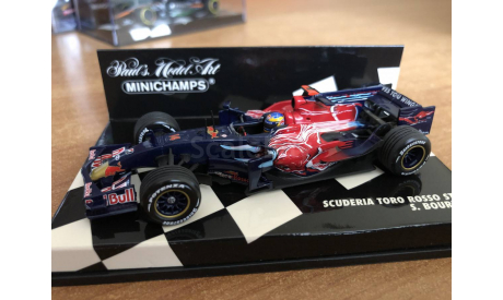 Minichamps F1 2008 Scuderia Toro Rosso STR3 Bourdais (лот в мск), масштабная модель, scale43