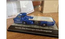 Mercedes-Benz Rennwagen-Schnelltransporter Blue wander Premium Classic 1-43 (лот в мск), масштабная модель, scale43, Premium Classixxs