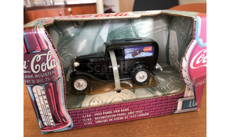 Panel van bank 1932 Coca Cola ERTL 1-43 (лот в мск), масштабная модель, 1:43, 1/43, K-line, Ford