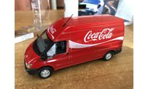 Ford tranzit Coca cola decaled Minichamps 1-43 (лот в мск), масштабная модель, 1:43, 1/43