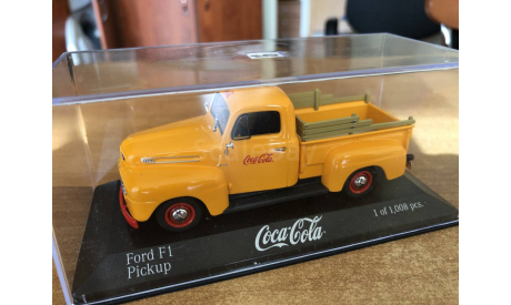 Ford F1 пикап Coca cola Minichamps 1-43 (лот в мск), масштабная модель, 1:43, 1/43