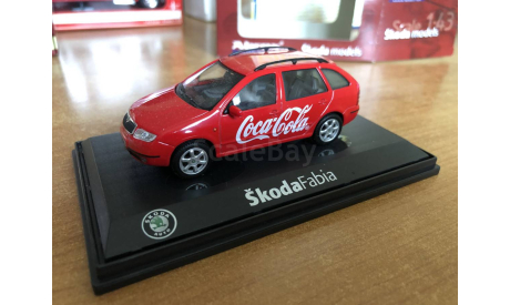 Skoda Fabia Abrex Coca Cola 1-43 (лот в мск), масштабная модель, Škoda, scale43