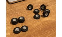 Eligor комплект колес на тягач и полуприцеп 1-43 (лот в мск), запчасти для масштабных моделей, 1:43, 1/43, Iveco