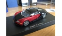 Bugatti Veyron red black Autoart 50906 1-43 (лот в мск), масштабная модель, scale43