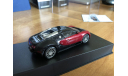 Bugatti Veyron red black Autoart 50906 1-43 (лот в мск), масштабная модель, scale43
