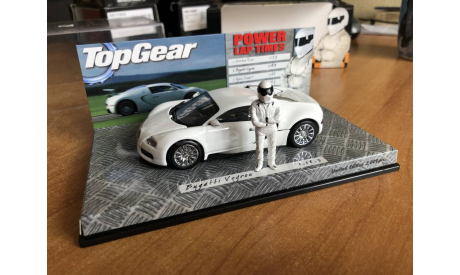 Bugatti Veyron Top Gear Stig Minichamps 1-43 (лот в мск), масштабная модель, scale43