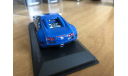 Bugatti Veyron Centennaire chrome blue Minichamps 1-43 (лот в мск), масштабная модель, scale43