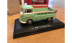 Volkswagen T1 pick up зеленый Coca Cola Motor City 1-43 (лот в мск)