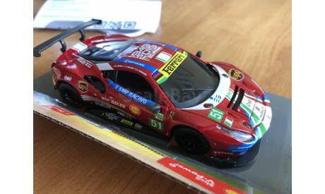 Ferrari 488 GTE Burago bluetooth remote control 1-41 (лот в мск), масштабная модель, scale0, BBurago