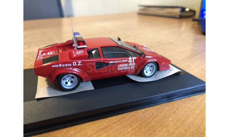 Lamborghini Countach 5000S F1 safety car GP Monaco 1983 IXO 1-43 (лот в мск), масштабная модель, IXO Rally (серии RAC, RAM), scale43