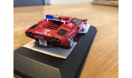 Lamborghini Countach 5000S F1 safety car GP Monaco 1983 IXO 1-43 (лот в мск), масштабная модель, IXO Rally (серии RAC, RAM), scale43
