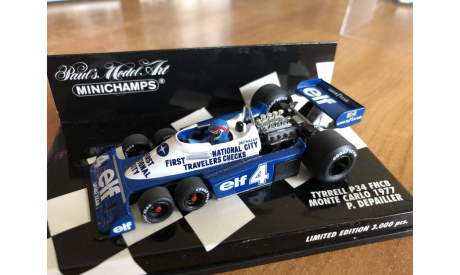 Minichamps F1 Tyrrell P34 6-wheeller Depailler P. 1977 (лот в мск), масштабная модель, scale43